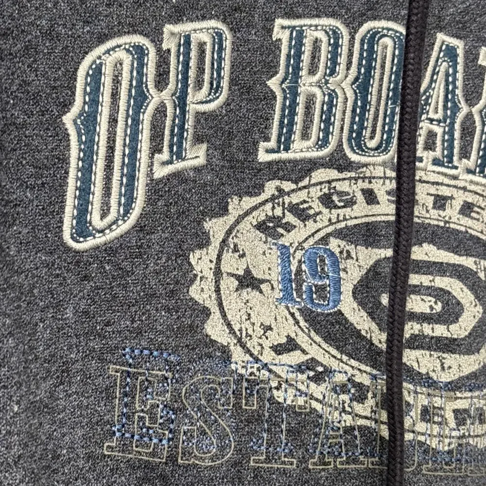 OCEAN PACIFIC OP BOARD CO SWEATSHIRT HOODIE Embroidered Logo Size Medium NWT